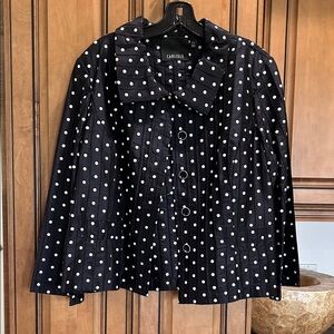 Carlisle Black and White Polka Dot Jacket